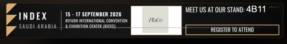 INDEX Saudi Arabia 15-17 September 2026 — Meet Place at stand 4B11 — Register to attend
